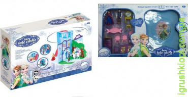 Замок-валіза Frozen ляльки, меблі, аксесуари, в кор.