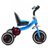 Велосипед M 3650-4, три колеса. EVA, світло/муз, зад. підніжка, накладка на сидіння, блакитний