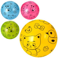 М'яч дитячий MS 3517, 9 дюймів, малюнок, 60-65 г, 4 кольори