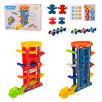Игра "Веселый трамплин" 6846, 2в1, машинки в наборе, 2 цвета, в коробке, р-р игрушки – 40*19*44 см