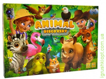 Грa настільна "Animal Discovery"  рос., DankO toys, G-AD-01-01