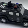 6688-19 Дитячий сейф-скарбничка з кодом та відбитком пальця, у вигляді поліцейської машини