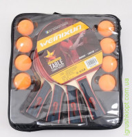 ww Теннисный набор  в сумке, две ракетки 26 см, 8 шариков в наборе SL-350A