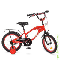 Велосипед дитячий PROF1 16д. Y16181 TRAVELER, червоний, дзвінок, дод. колеса