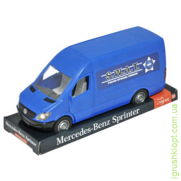 Автомобіль "Mercedes-Benz Sprinter" вантажний (синій) на планшетці, Tigres