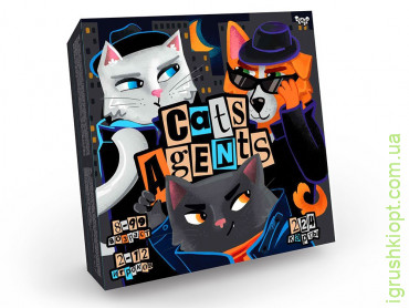Гра настільна "Cats Agents"  рос., DankO toys, G-CA-01-01