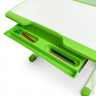 Парта М 3111(2)-5, регул-я висота і нахил (до 60°), з рег. стільчиком, підставка для книг, вид. ящик, зелений