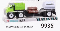 www Трейлер - грузовик, с дровами и бочкой, MM 0012034\9935