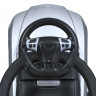 Каталка-толокар M 3901LS-11, 2 в 1 (родительская ручка), музыка, багажник под сиденьем, кожаное сиденье, на батарейке, крашеный серый