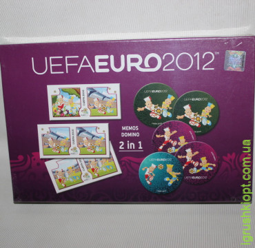 Гра 2 в 1 Мемос+Доміно UEFAEURO2012