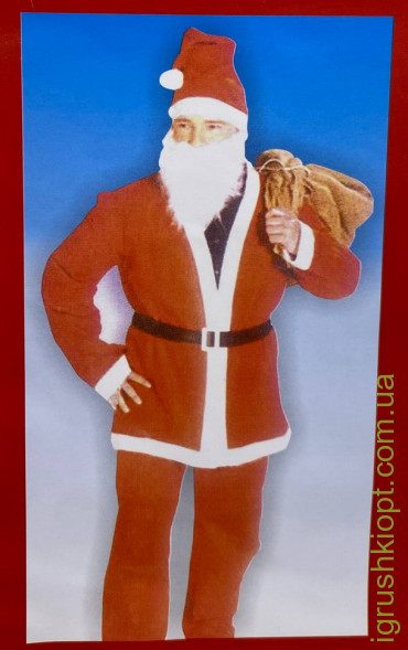Взрослый костюм Деда Мороза, МА24-54