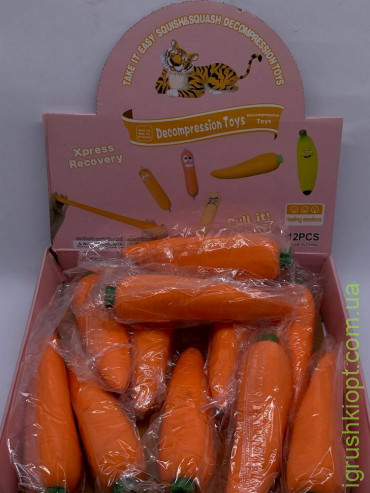 Антистресс для рук "Морковка", с мукой ХBL8-9
