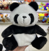 М'яка інтерактивна іграшка арт. K14801, панда 20 см, музична, повтор голосу, рухається