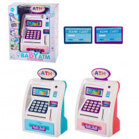 Електронна скарбничка-банкомат WF-3005, 2 кольори в коробці, розмір іграшки – 16*9*25 см