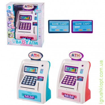 Электронная копилка-банкомат WF-3005, 2 цвета в коробке, р-р игрушки – 16*9*25 см