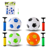 М'яч футбольний арт. FB24181, PVC №2 з насосом, 4 кольори