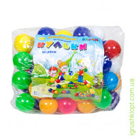 Набір дитячий "Кульки" арт 0264, диам 8 см, сумка 65 шт, BAMSIC