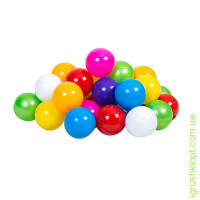 Набір дитячий "Кульки "великі" 40 шт" арт 026 диам 8,5см твердые, BAMSIC