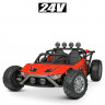 Джип JS3168EBLR-3(24V), 2,4 G, 2 мотори*120 W, 1 акум.*24 V 7 AH, колеса EVA, шкiр. сидіння, червоний