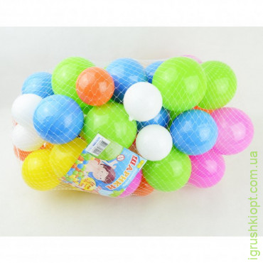 Кульки Мікс 50 шт, 3 розміри (60, 75, 90 мм), M.Toys, 20104