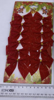 Новорічний декор «Червоні бантики» МА19-49