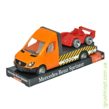 Автомобіль "Mercedes-Benz Sprinter" евакуатор (помаранчевий) на планшетці, Tigres