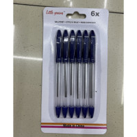Ручка шариковая 6 штук/набор синяя WW00140