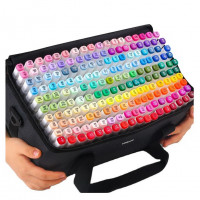 Набір двосторонніх маркерів 168 кольорів