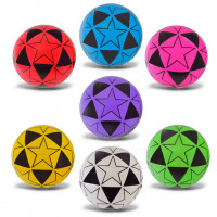 Мяч резиновый арт. RB0688, 9", 60 грамм, 5 цветов треугольник
