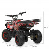 Квадроцикл HB-ATV800AS-3, мотор 800W, 3 аккум. 12 A/12 V, швидкість 22 км/год, до 65 кг, червоний