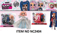 Игровой набор кукла NC2404, 4 вида микс, в кор – 17.5*9.5*22.5 см, р-р игрушки – 15.5 см