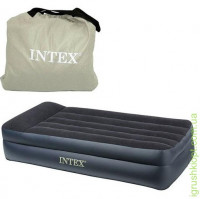Велюр кровать, встроенный насос 220Вт, INTEX