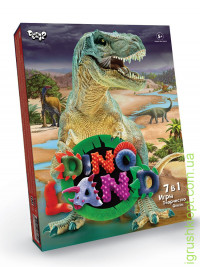Набор "Dino Land  7в1"  игры, творчество, опыты. рос., DankO toys, DL-01-01
