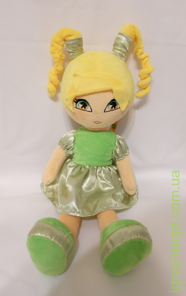 Кукла в зеленом платье 0042 (50 см) "Нежин"