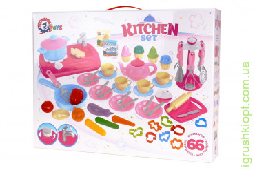 Іграшка "Кухня з набором посуду ТехноК", арт. 7280 (66 елементів)