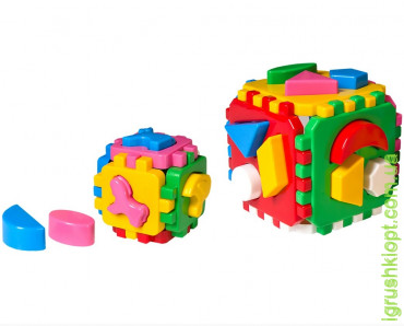 Іграшка куб "Розумний малюк 1+1" ТехноК", 36 елементів.