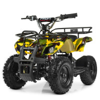 Квадроцикл HB-EATV800N-13 V3, мотор 800 W, 3 акум. 12 A/12 V, до 20 км/год., до 65 кг., жовтий камуфляж