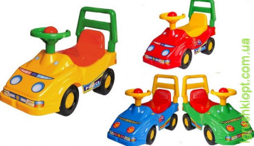 Каталка "Бебі таксі" без телефону. 4 кольори (червоний, жовтий, синій, зелений), ТехноК