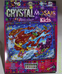 Набор Мозаика из кристаллов "CRYSTAL MOSAIC Kids" Лошадки и мышка, DT