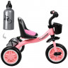 Велосипед М 3197-7, три кол.EVA, передн. корзинка, пляшка, накладка на сидіння, ніжно-розовий