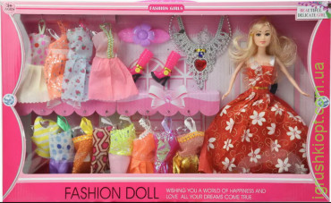 www Кукла с платьями и аксессуарами, в коробке, MM 0011565\HS1852A-1