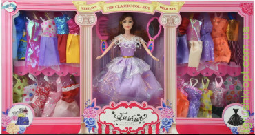 www Лялька Барбі з гардеробом та аксесуарами, в коробці, MM 0011567\HS1862A-1