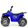Квадроцикл M 4137EL-4, 1 мотор 25W, 1 акум. 6 V 4.5 AH, MP3, USB, EVA, кожаные сиденья, синий
