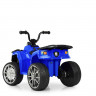 Квадроцикл M 4137EL-4, 1 мотор 25 W, 1 акум. 6 V 4.5 AH, MP3, USB, EVA, шкіряні сидіння, синій
