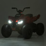 Квадроцикл M 5031EBLRS-3, 2,4 G, 4 мотори 35 W, 1 акум. 12 V 10 Ah, EVA, світло, шкіра, фарбований червоний