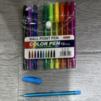 Ручки кулькові 10 кольорів WW01524