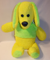 Собака желтая. + зел. в капюшоне 0239 (см) Ст.