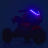 Мотоцикл M 4135EL-1-3, 2 мотора 25 W, 2 аккумулятора 6 V 4 AH, MP3, светящиеся колеса-EVA, музыка, свет, кожаные сиденья, красно-белый