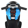 Мотоцикл M 4135EL-1-4, 2 мотора 25 W, 2 аккумулятора 6 V 4 AH, MP3, светящиеся колеса-EVA, музыка, свет, кожаные сиденья, сине-белый