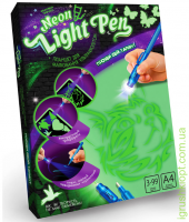 Набор для рисования "Neon Light Pen" укр., 2 вида, DankO toys